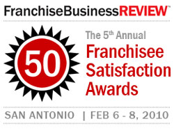 Franchisee Satisfaction Awards 2010